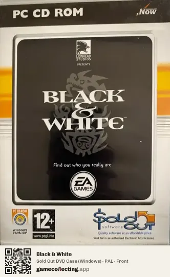 Black & White Computer, PAL box front