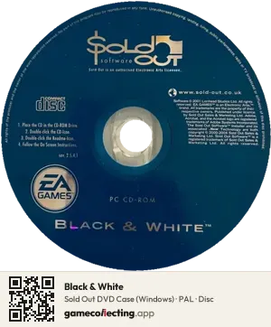 Black & White Computer, PAL disc