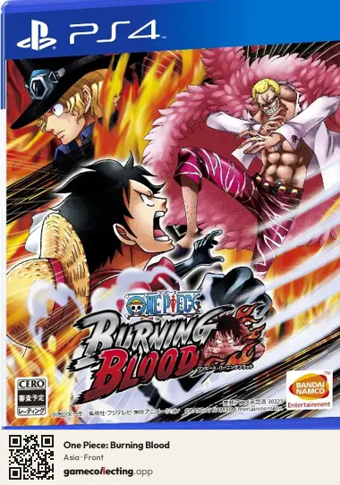 One Piece: Burning Blood PlayStation 4, Asia box front