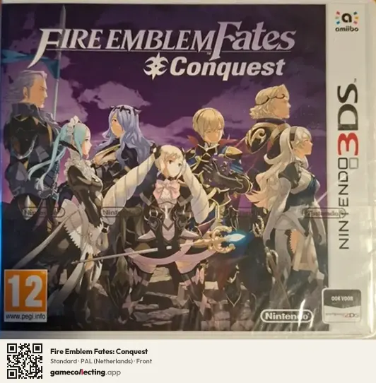 Fire Emblem Fates: Conquest Nintendo 3DS, Netherlands box front