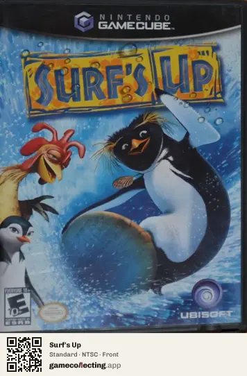 Surf's Up Nintendo GameCube, NTSC box front