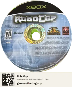RoboCop Xbox, NTSC disc