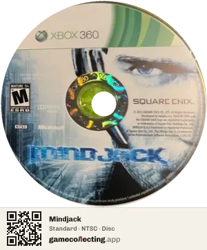 Mindjack Xbox 360, NTSC disc