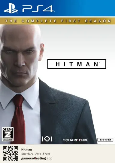 Hitman PlayStation 4, Asia box front