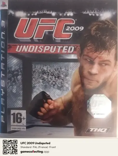 UFC 2009 Undisputed PlayStation 3, France box front