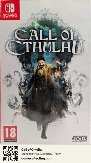 Call of Cthulhu Nintendo Switch, Germany box front