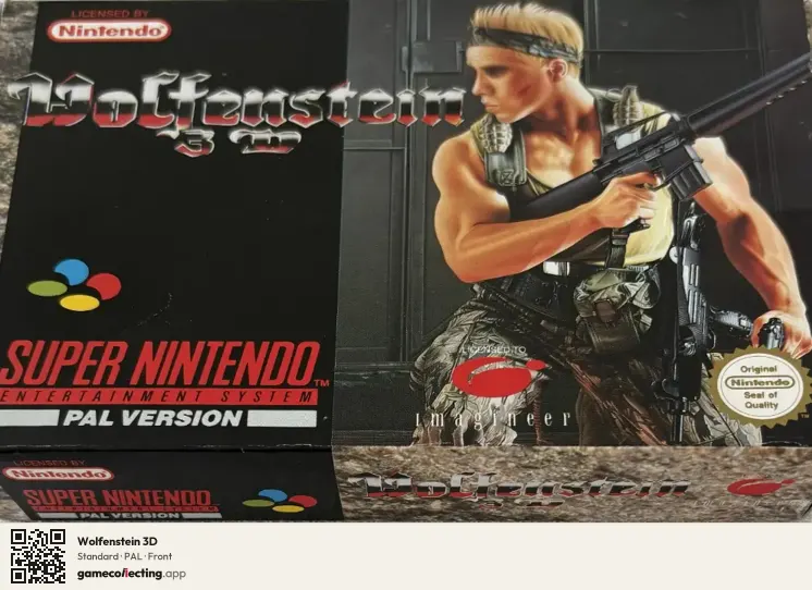 Wolfenstein 3D Super Nintendo Entertainment System, PAL box front