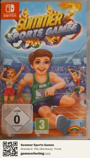 Summer Sports Games Nintendo Switch, Germany box front