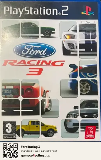 Ford Racing 3 PlayStation 2, France box front