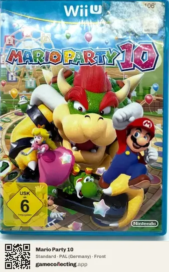 Mario Party 10 Nintendo Wii U, Germany box front