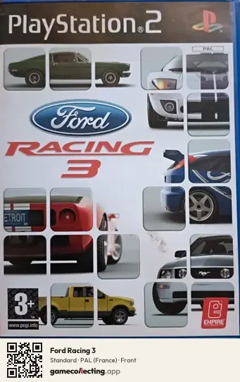 Ford Racing 3 PlayStation 2, France box front