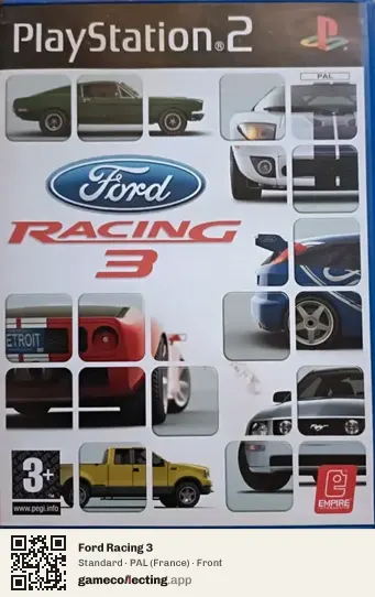 Ford Racing 3 PlayStation 2, France box front