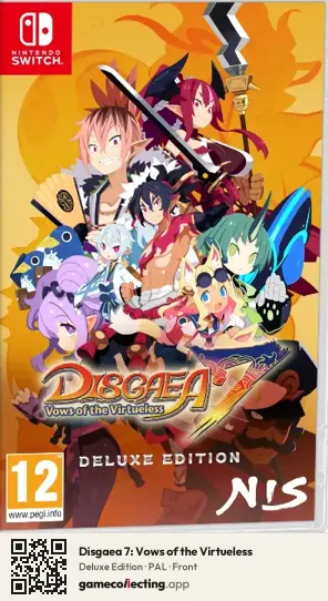 Disgaea 7: Vows of the Virtueless Nintendo Switch, PAL box front