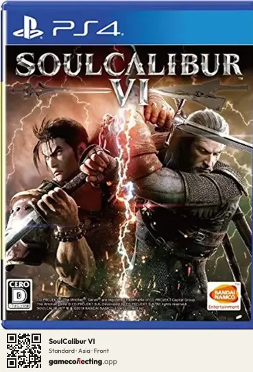 SoulCalibur VI PlayStation 4, Asia box front