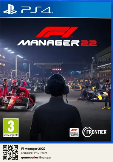 F1 Manager 2022 PlayStation 4, PAL box front