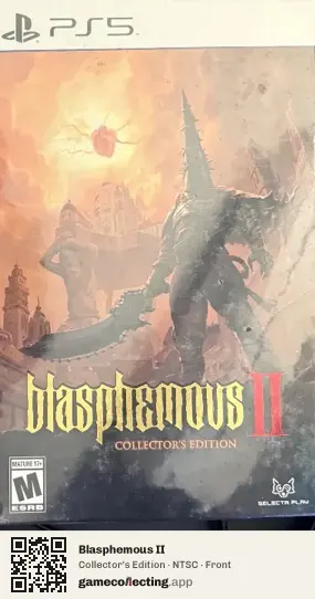 Blasphemous II PlayStation 5, NTSC box front