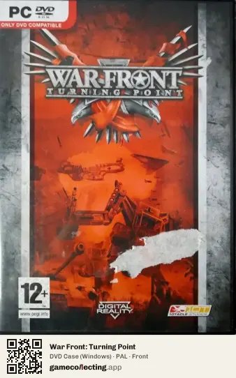 War Front: Turning Point Computer, PAL box front