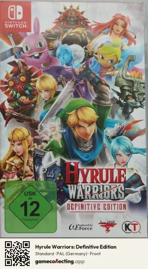 Hyrule Warriors: Definitive Edition Nintendo Switch, Germany box front