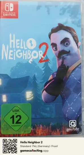 Hello Neighbor 2 Nintendo Switch, Germany box front