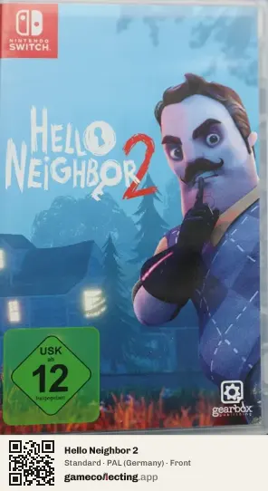 Hello Neighbor 2 Nintendo Switch, Germany box front