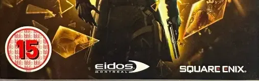 Deus Ex: Human Revolution, the BBFC circle on its front