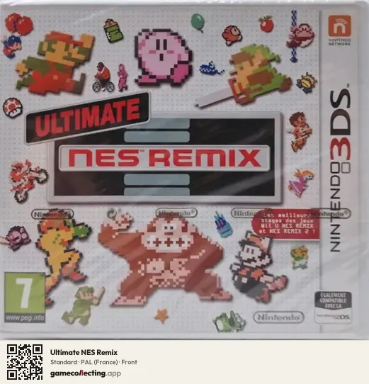 Ultimate NES Remix Nintendo 3DS, France box front