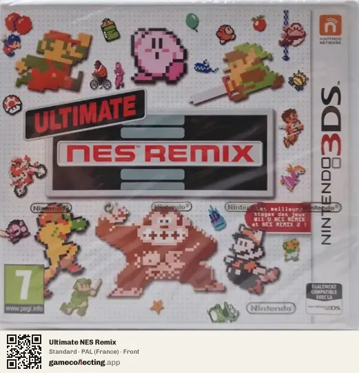 Ultimate NES Remix Nintendo 3DS, France box front
