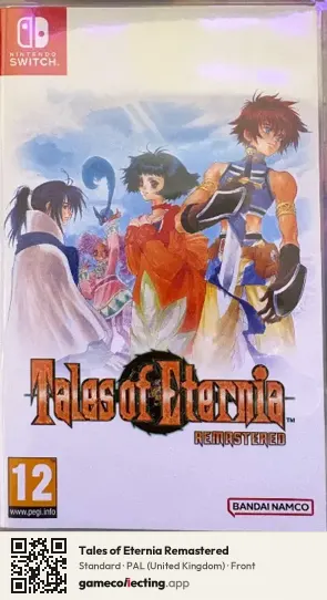 Tales of Eternia Remastered Nintendo Switch, United Kingdom box front