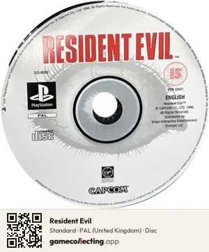 Resident Evil PlayStation, PAL disc