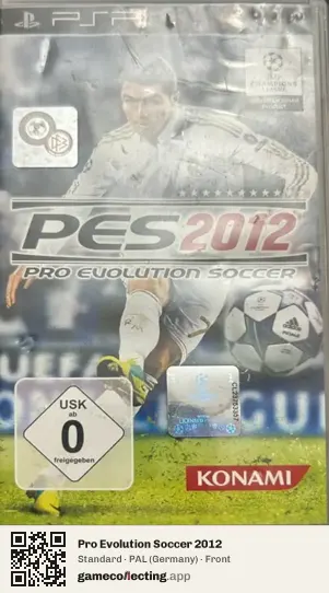 Pro Evolution Soccer 2012 PlayStation Portable, Germany box front