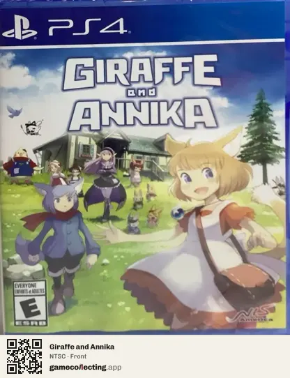 Giraffe and Annika PlayStation 4, NTSC box front