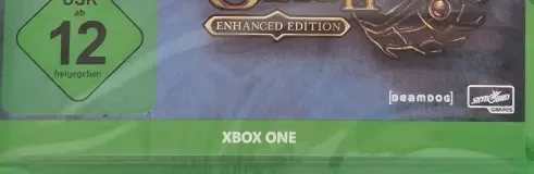 Baldur's Gate and Baldur's Gate II: Enhanced Editions, the USK square on its front