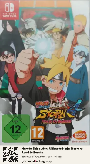 Naruto Shippuden: Ultimate Ninja Storm 4: Road to Boruto Nintendo Switch, Germany box front