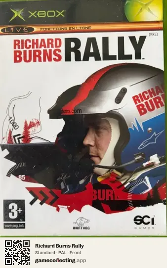 Richard Burns Rally Xbox, PAL box front