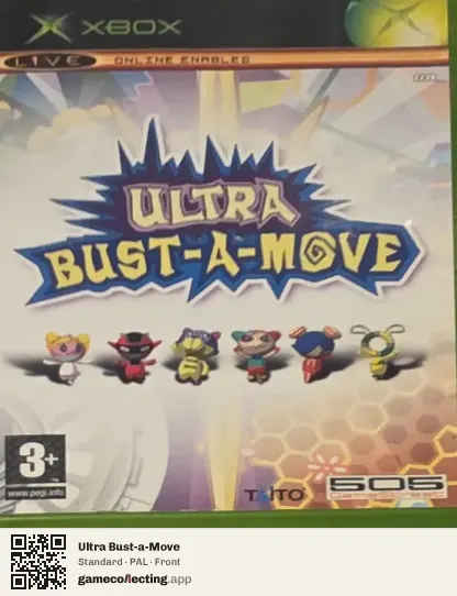 Ultra Bust-a-Move Xbox, PAL box front