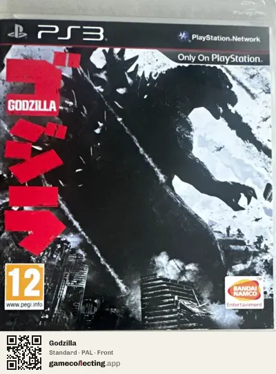 Godzilla PlayStation 3, PAL box front