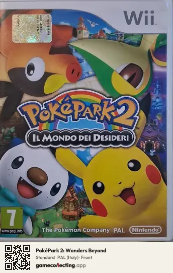 PokéPark 2: Wonders Beyond Nintendo Wii, Italy box front