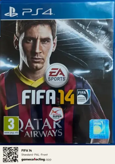FIFA 14 PlayStation 4, PAL box front