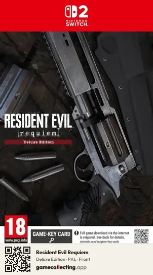 Resident Evil Requiem Nintendo Switch 2, PAL box front