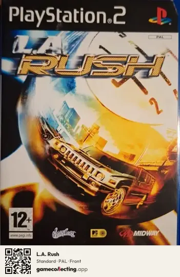 L.A. Rush PlayStation 2, PAL box front