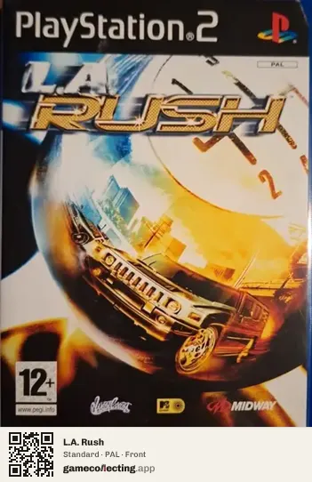 L.A. Rush PlayStation 2, PAL box front