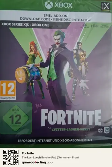 Fortnite Xbox Series X, Germany box front