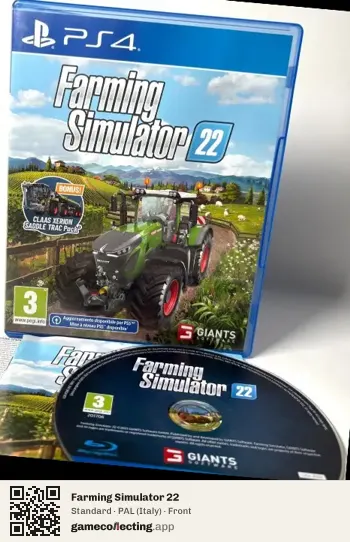 Farming Simulator 22 PlayStation 4, Italy box front