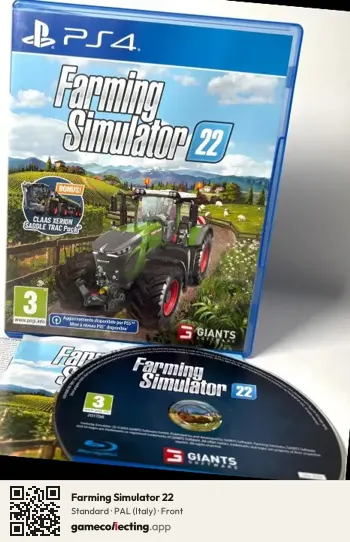 Farming Simulator 22 PlayStation 4, Italy box front