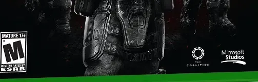 Gears of War, the ESRB box on its front