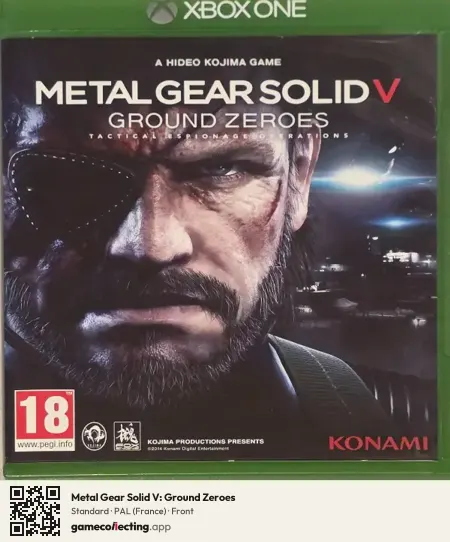 Metal Gear Solid V: Ground Zeroes Xbox One, France box front