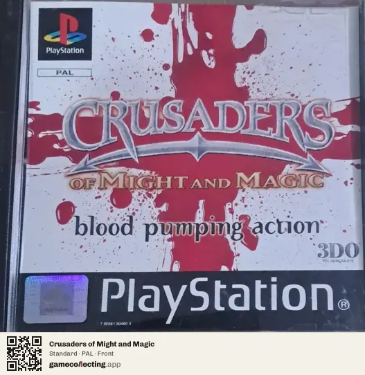 Crusaders of Might and Magic PlayStation, PAL box front
