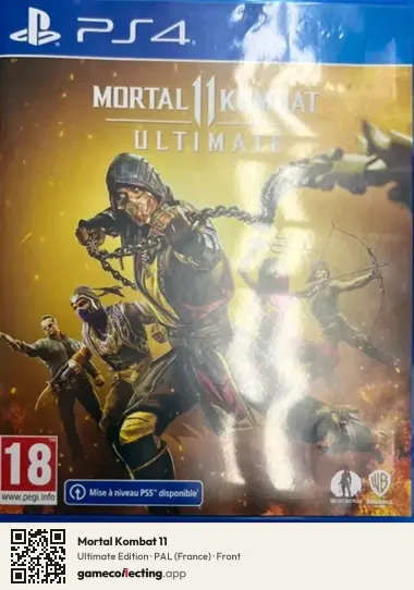 Mortal Kombat 11 PlayStation 4, France box front