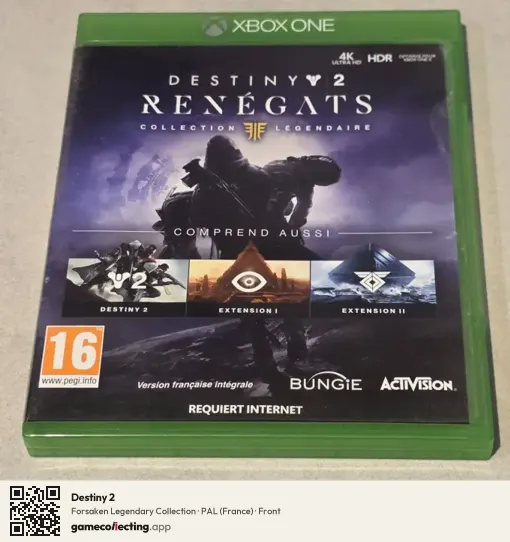 Destiny 2 Xbox One, France box front
