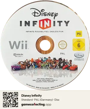 Disney Infinity Nintendo Wii, PAL disc
